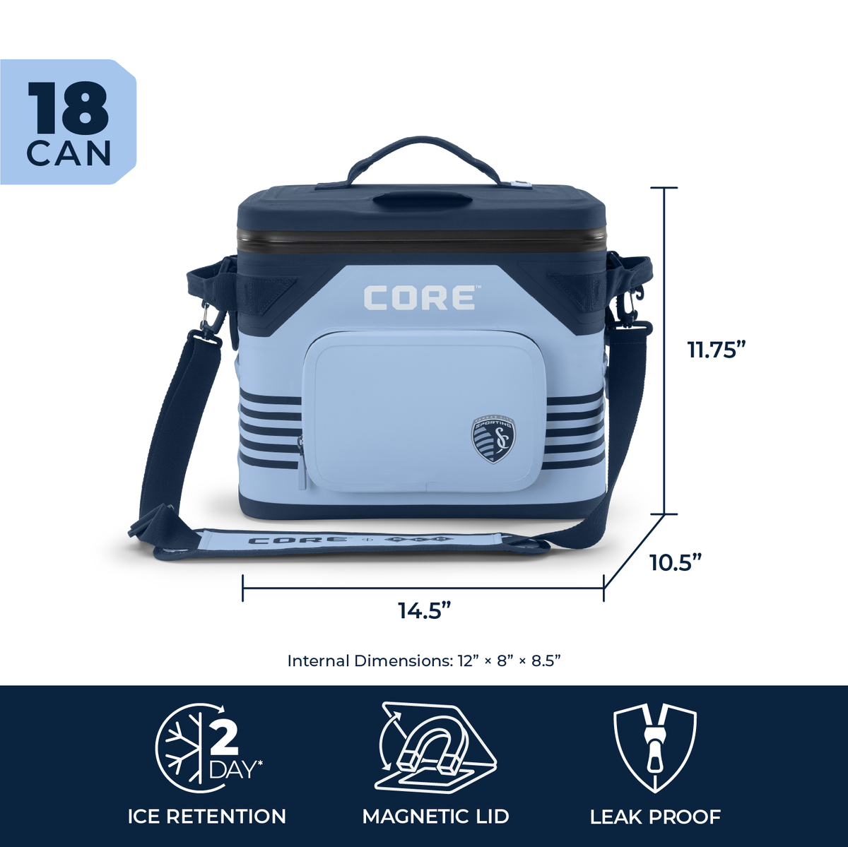Sporting KC x CORE Cooler – SportingStyle Sporting KC x CORE Cooler – SportingStyle