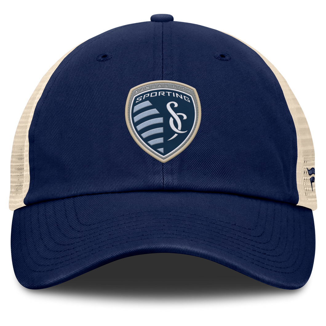 False Nine Cotton Unstructured Trucker
