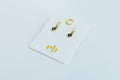 Argyle Diamond Huggie Hoop Earrings