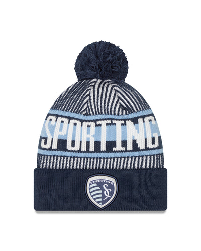 SKC Knit Striped Beanie