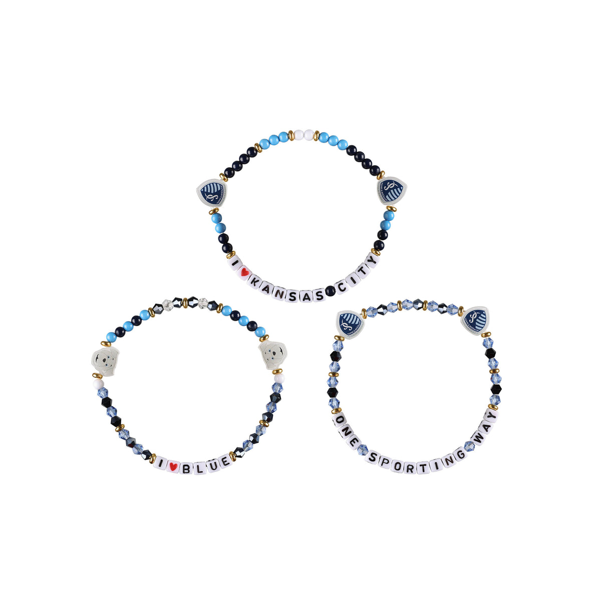 Sporting Kansas City 3-Pack Team Friendship Bracelet