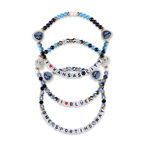 Sporting Kansas City 3-Pack Team Friendship Bracelet