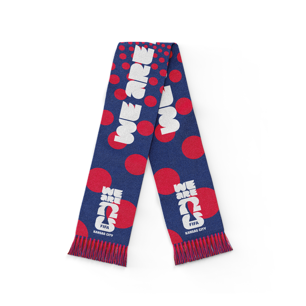 WC26 We Are KC Printed Scarf