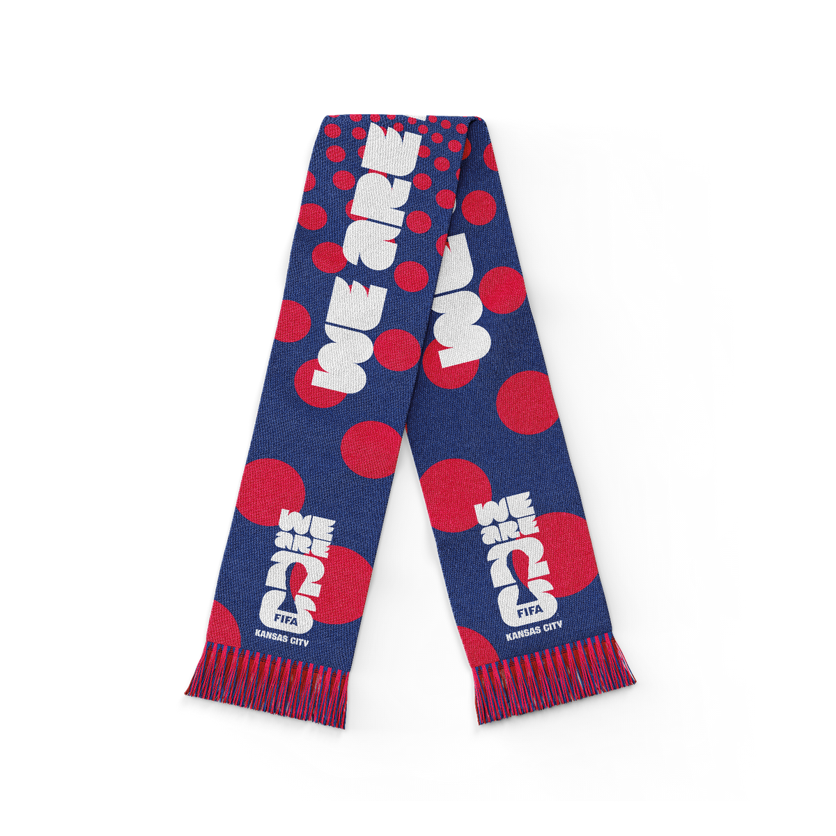 WC26 We Are KC Printed Scarf