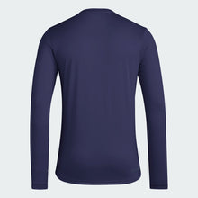 Vintage Worldie LS Tee - Navy
