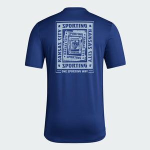 Local Warp SS Tee - Navy