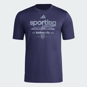 Vintage Worldie SS Tee - Navy
