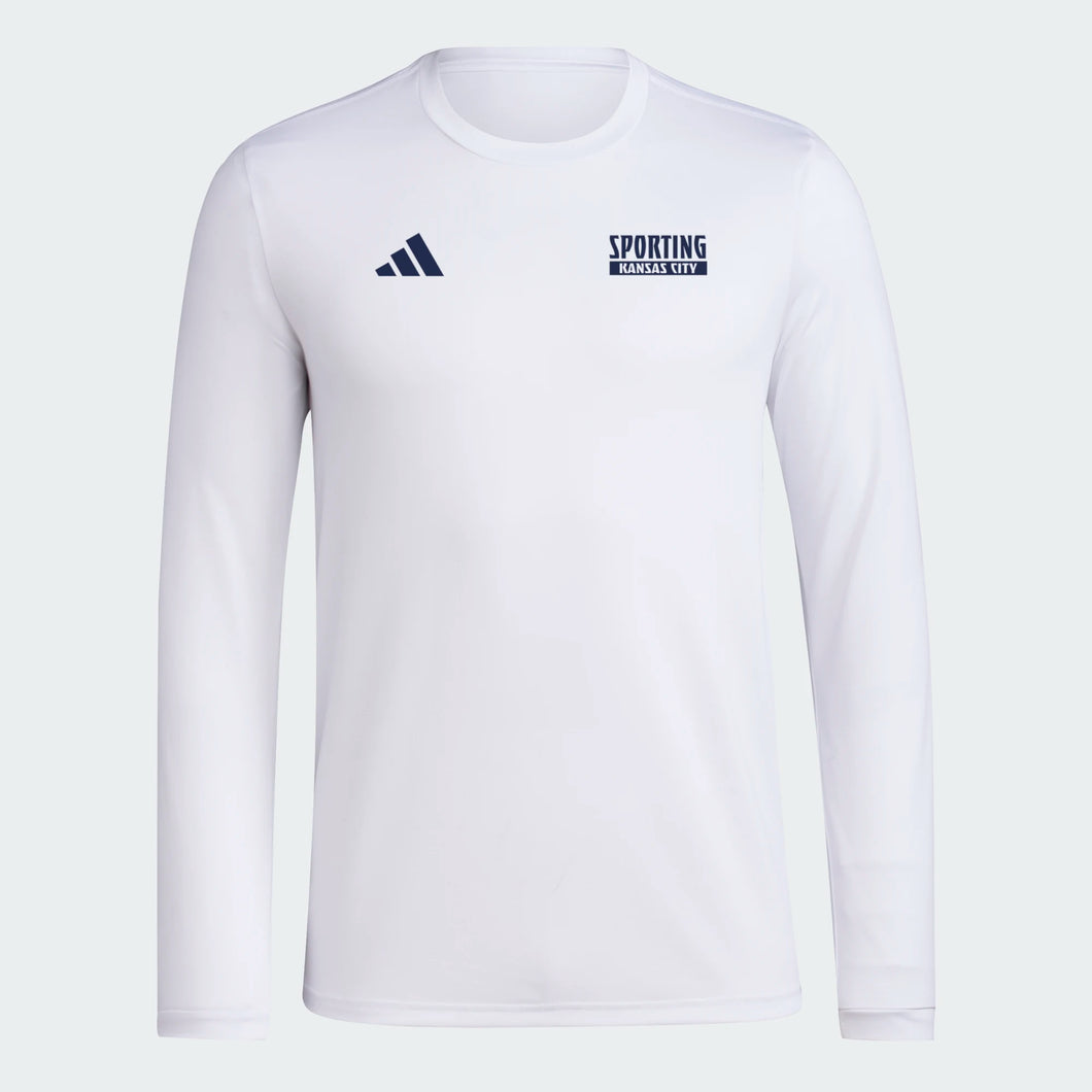 Local Warp LS Tee - White