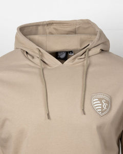 Logo Sleeve Hooded Relaxed LS T-Shirt