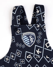 All Over Print Baby Bib Overalls