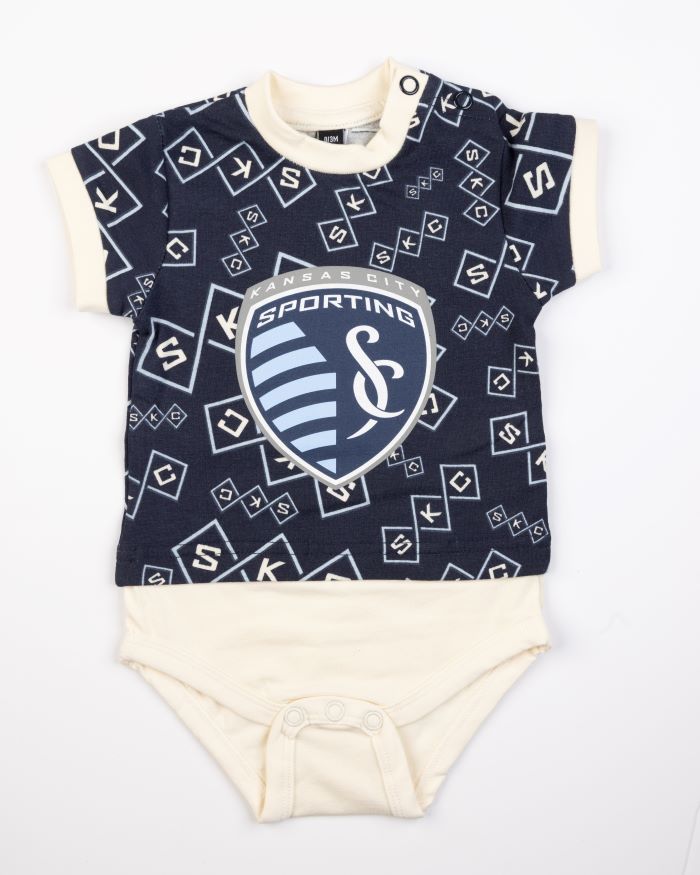 All Over Print Baby Body Tee Onesie