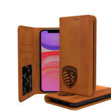 Sporting KC Woodburned Folio Phone Case- iPhone