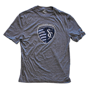 Official Logo Tee- Distressed Grey