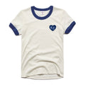 SC x CH Women's KC Heart Ringer Tee