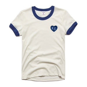 SC x CH Women's KC Heart Ringer Tee